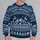 Snowflake Deer and Alpine Trees for Cozy Holiday Gatherings and Winter Weekends for Men All-over Print Knitted Sweater - 2