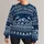 Snowflake Deer and Alpine Trees for Cozy Holiday Gatherings and Winter Weekends for Men All-over Print Knitted Sweater - 1