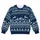Snowflake Deer and Alpine Trees for Cozy Holiday Gatherings and Winter Weekends for Men All-over Print Knitted Sweater - 4