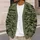 Retro Tiger Stripe Camo for Outdoor Commutes and Everyday Casual Wear All-over Print Knitted Cardigan - 5