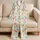 Cheerful Chickens On Warm Ivory For Cozy Bedtime Gifts For Farmhouse Homes Kids Satin Pajamas Set - 5