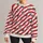 Red White Blue Stars And Stripes for Patriotic Streetwear and Holiday Weekends All-over Print Knitted Sweater - 1