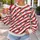 Red White Blue Stars And Stripes for Patriotic Streetwear and Holiday Weekends All-over Print Knitted Sweater - 5