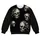 Distressed Ivory Skull Motifs for Alternative Streetwear and Concert Night Style All-over Print Knitted Sweater - 4