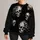 Distressed Ivory Skull Motifs for Alternative Streetwear and Concert Night Style All-over Print Knitted Sweater - 1