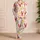 Coastal Lobster And Lemon Stripes For Summer Getaways, Beach Trips, Tween Girls Summer Satin Pajamas Set - 4