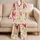Coastal Lobster And Lemon Stripes For Summer Getaways, Beach Trips, Tween Girls Summer Satin Pajamas Set - 5