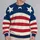 American Flag Stars And Stripes For Patriotic Holiday Parties And Casual Wear All-over Print Knitted Sweater - 2