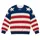American Flag Stars And Stripes For Patriotic Holiday Parties And Casual Wear All-over Print Knitted Sweater - 4