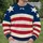 American Flag Stars And Stripes For Patriotic Holiday Parties And Casual Wear All-over Print Knitted Sweater - 6