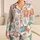 Ivory Sea Turtle Marine Motif For Cozy Beach Getaways, Gifts For Women And Teens Satin Pajamas Set - 1