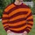 Burnt Orange Burgundy Wide Stripes for Casual Streetwear and Autumn Outings All-over Print Knitted Sweater - 6