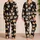 Cute Corgi Husky Puppy Faces On Black For Cozy Bedtime Gift For Pet Lovers At Home Satin Pajamas Set - 2