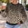 Charcoal And Cream Leopard Markings For Confident Everyday Style And Modern Women All-over Print Knitted Sweater - 5