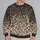 Charcoal And Cream Leopard Markings For Confident Everyday Style And Modern Women All-over Print Knitted Sweater - 2