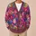 Vibrant Wildflower Garden in Jewel Tones for Creative Everyday Layering All-over Print Knitted Cardigan - 6