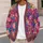 Vibrant Wildflower Garden in Jewel Tones for Creative Everyday Layering All-over Print Knitted Cardigan - 5