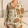 Highland Calf Sunflower Cottagecore For Spring Picnics, Cozy Gift Moments At Home Satin Pajamas Set - 1