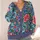 Colorful Folk Floral Blooms for Everyday Layering and Creative Weekend Style All-over Print Knitted Cardigan - 4