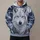 White Wolf Winter Forest Scene for Cozy Outdoor Adventures and Everyday Wear All-over Print Hoodie (Lightweight) - 1