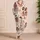 Blush Moon Girl Folklore Floral Sleepwear For Cozy Ramadan Nights, Giftable Ages 8-12 Satin Pajamas Set - 4