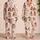 Blush Moon Girl Folklore Floral Sleepwear For Cozy Ramadan Nights, Giftable Ages 8-12 Satin Pajamas Set - 2