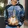 Space Shuttle Launch Over Earth for Stargazing, Science Fairs, and Everyday Adventure All-over Print Hoodie (Lightweight) - 5