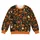 Jack-O'-Lantern And Bat Halloween Collage For Festive Autumn Outings All-over Print Knitted Sweater - 4