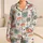 Cheerful Doodle Hearts And Daisies For Cozy Sleepovers, Girls Gift Lounge Style Satin Pajamas Set - 1