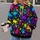 Colorful Paw Prints and Neon Paint Splashes for Playful Everyday Streetwear All-over Print Hoodie (Lightweight) - 2