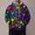 Colorful Paw Prints and Neon Paint Splashes for Playful Everyday Streetwear All-over Print Hoodie (Lightweight) - 1