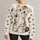 Wide-Eyed Tabby Kitten with Paw Prints for Playful Everyday Casual Outings and Cat Lovers All-over Print Knitted Sweater - 1