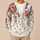 Romantic Pink Peony And Wildflower Blooms For Everyday Cottage Garden Style Lovers All-over Print Knitted Cardigan - 6