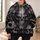 Red-Eyed Skull and Bone Motifs for Dark Alternative Style and Halloween Nights All-over Print Hoodie (Lightweight) - 6