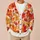 Autumn Maple Leaves in Warm Tones for Cozy Everyday Layering and Nature Lovers All-over Print Knitted Cardigan - 6