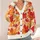 Autumn Maple Leaves in Warm Tones for Cozy Everyday Layering and Nature Lovers All-over Print Knitted Cardigan - 4