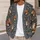 Golden Foxes and Autumn Foliage for Cozy Woodland Layering, Weekend Nature Lovers All-over Print Knitted Cardigan - 5