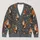 Golden Foxes and Autumn Foliage for Cozy Woodland Layering, Weekend Nature Lovers All-over Print Knitted Cardigan - 1