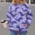 Cute Purple Whale Motif For Playful Everyday Style And Ocean Lovers All-over Print Hoodie (Lightweight) - 2