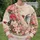 Hummingbird Among Pink Blossoms for Spring Garden Lovers and Nature Enthusiasts Everywhere All-over Print Knitted Sweater - 6