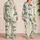 Sea Turtle, Seahorse And Crab Ocean Motifs For Beach Getaways And Cozy Resort Days Satin Pajamas Set - 2