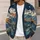 Cosmic Mountain Landscape For Relaxed Layering And Stargazing Weekends For Women All-over Print Knitted Cardigan - 5