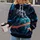 Seated Astronaut on Ringed Planet for Cosmic Adventures and Everyday Exploration All-over Print Hoodie (Lightweight) - 2