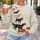 Leashed Dog Parade for Casual Walks and Everyday Pet Lover Style All-over Print Knitted Sweater - 5