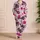 Tropical Hibiscus And Monstera Resort Vacation Wear For Women On Warm Getaway Days Satin Pajamas Set - 4