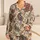 Ivory Bohemian Paisley Lounge Style For Cozy Nights And Weekend Getaways For Women Satin Pajamas Set - 1