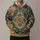 Teal Gold Floral Medallion for Cultural Celebrations and Elegant Everyday Wear All-over Print Hoodie (Lightweight) - 1