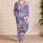 Hibiscus Bloom Tropical Resort Sleepwear For Vacations, Beach Weekends, And Getaways Satin Pajamas Set - 4