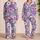 Hibiscus Bloom Tropical Resort Sleepwear For Vacations, Beach Weekends, And Getaways Satin Pajamas Set - 2