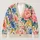 Watercolor Floral Elegance for Relaxed Everyday Layering, Women's Spring Outings All-over Print Knitted Cardigan - 1